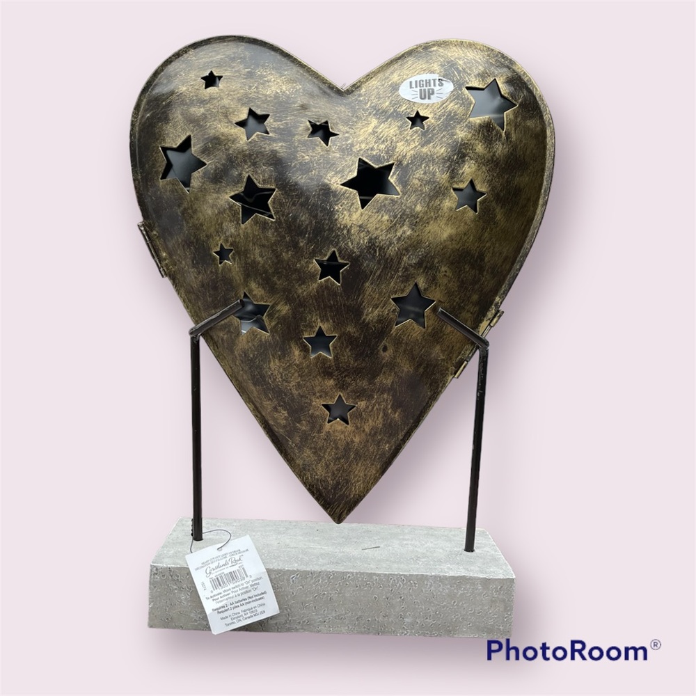 Cutout Heart light up decor